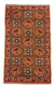 A European rug, possibly of Scandinavian origin, approximately 190 x 98cm