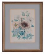 After Jane Wells Loudon, the Ladies' Flower Garden, a set of eight coloured lithographs, 19th