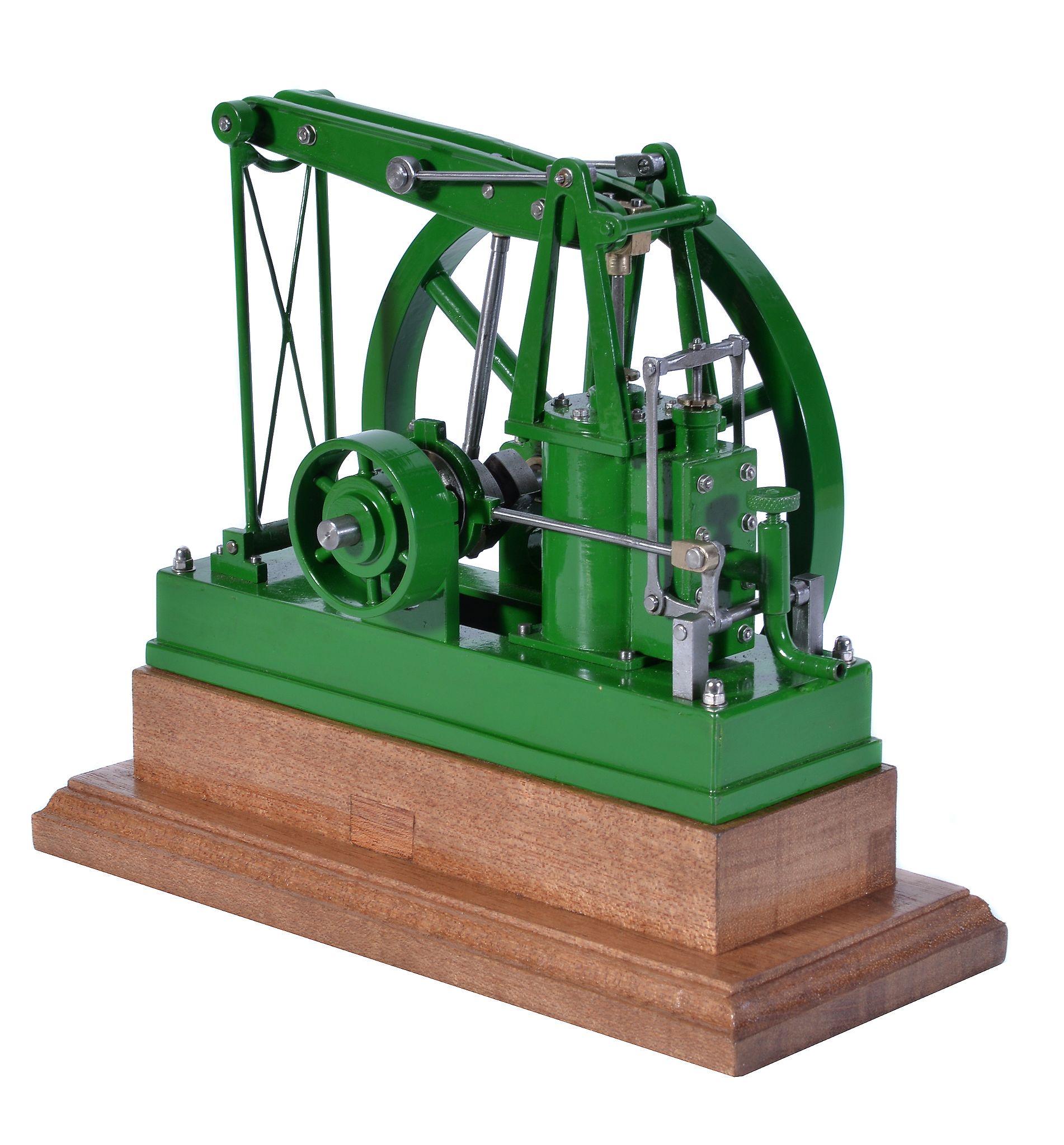 A well-engineered model of a Grasshopper beam engine, built by Mr D. Russell of Fraserburgh from - Image 3 of 3