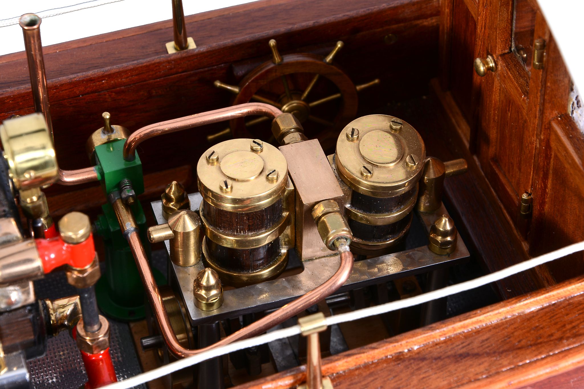 A detailed model of a live steam Windermere launch, built by the late Mr Ivor Dolling of Chesham. - Image 4 of 8