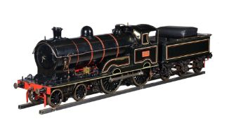 A rare and well-engineered 7 Â¼ inch gauge model of a L 4-4-0 tender locomotive No 2663 'George the