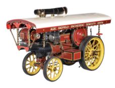 An exhibition standard and award winning 2 inch scale model of a Fowler live steam Showmans