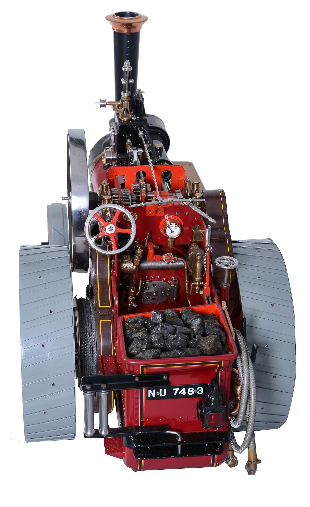 A well-engineered 1 Â½ inch scale model of a 'Royal Chester' Allchin Traction engine, built by the - Image 4 of 6