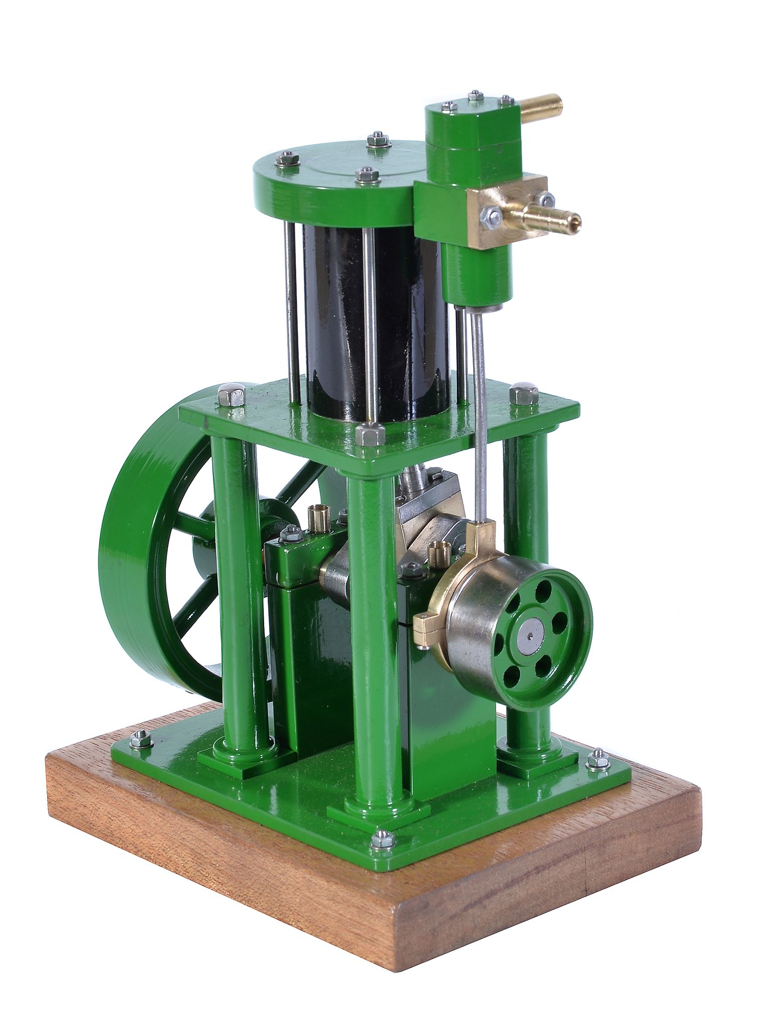 A well-engineered model of a vertical single acting steam engine, built by Mr D Russell of - Image 3 of 3