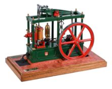 A well-engineered model of a 'Lady Stephanie' six column live steam Beam Engine, built by Mr K W