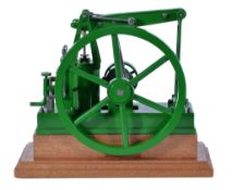 A well-engineered model of a Grasshopper beam engine, built by Mr D. Russell of Fraserburgh from