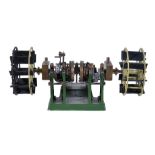 An exhibition quality model of a live steam diagonal paddle steamer ship engine, built to the