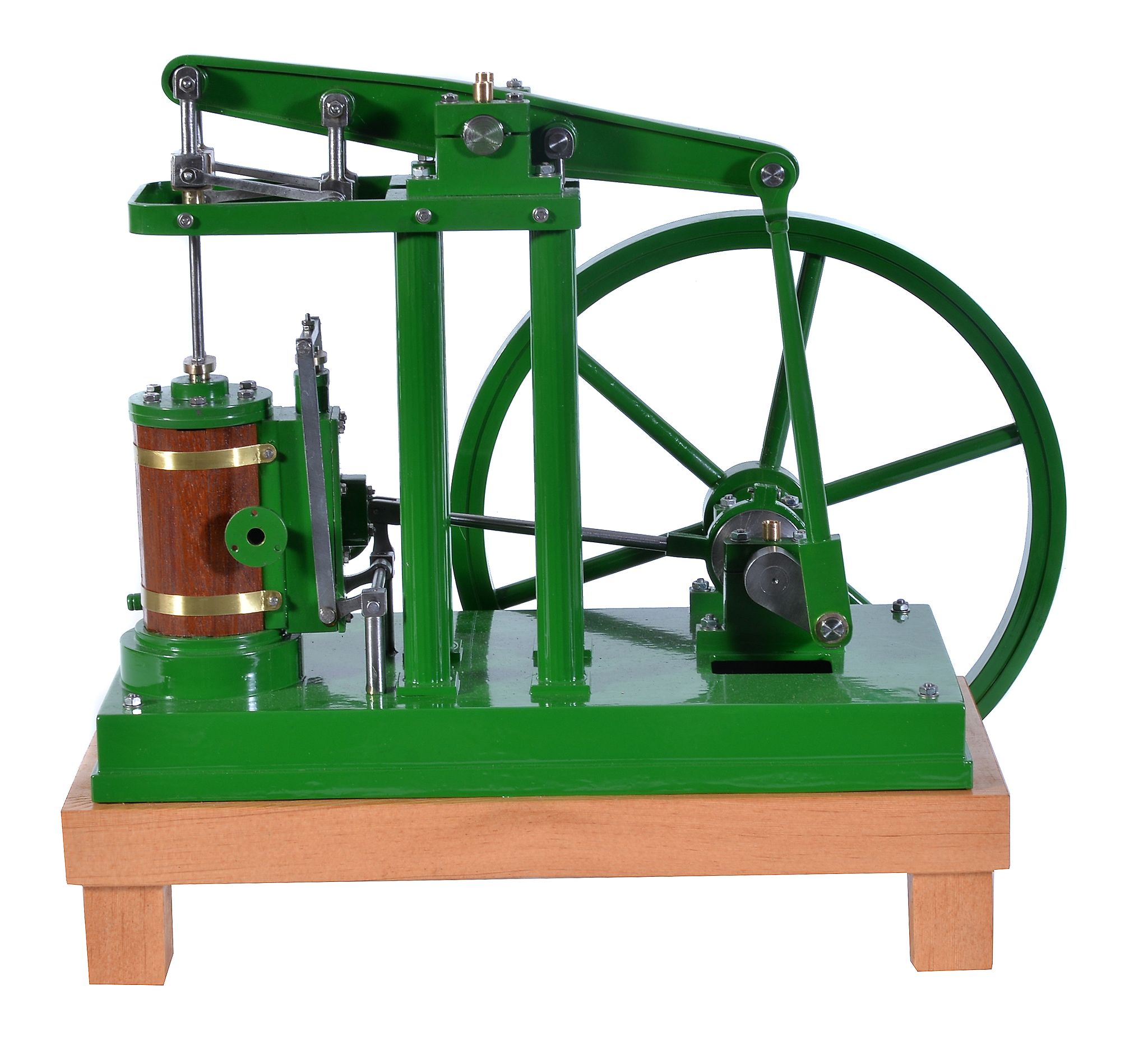 A freelance model of a live steam beam engine, built by Mr D Russell of Frazerburgh. The beam - Image 3 of 3