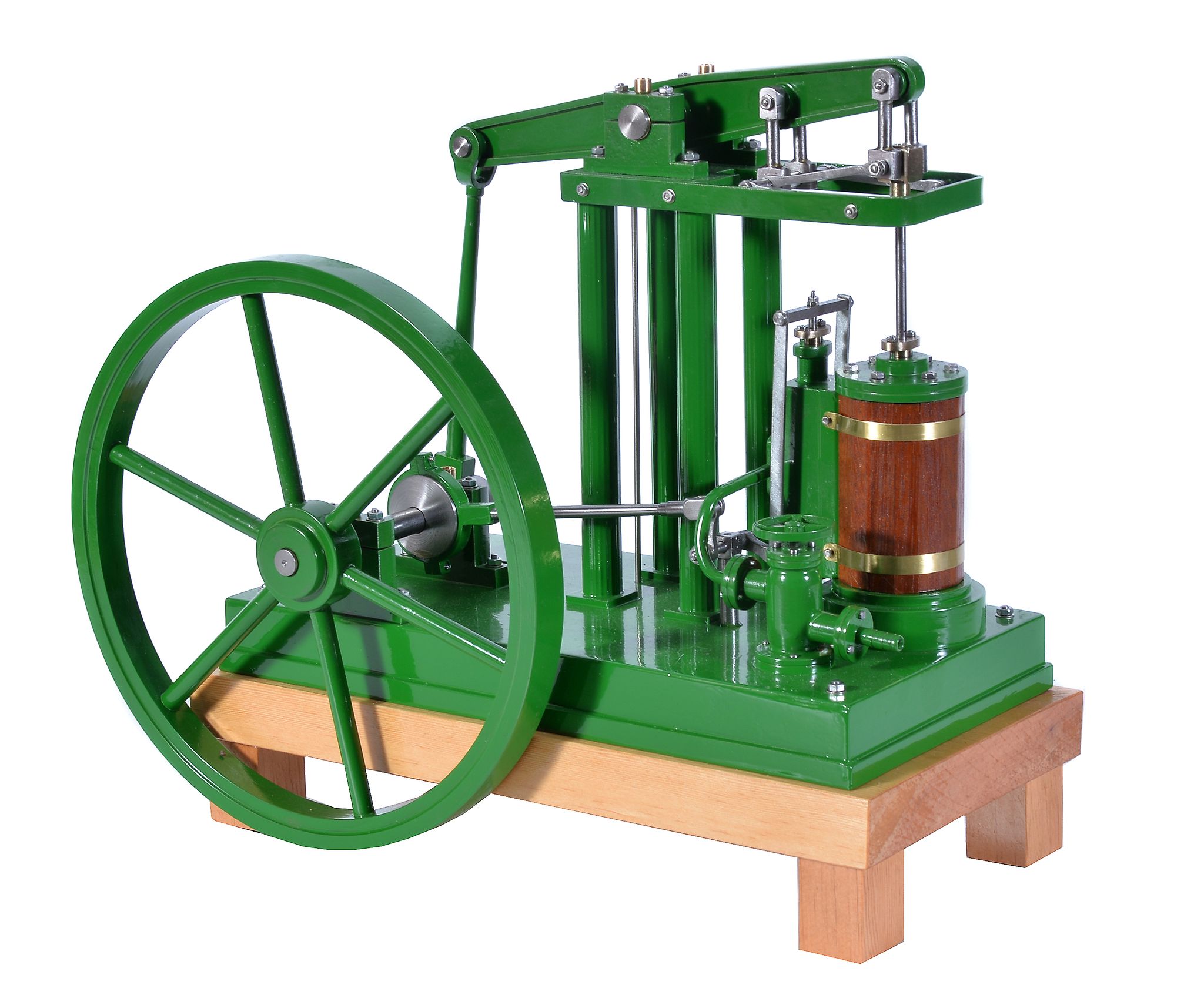 A freelance model of a live steam beam engine, built by Mr D Russell of Frazerburgh. The beam - Image 2 of 3