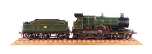 A fine exhibition quality 7 Â¼ inch gauge model of the Great Western Railway Class 3700 4-4-0