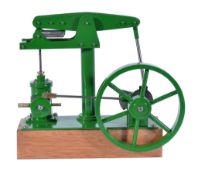 A well-engineered model of a Walking Beam steam engine, built by Mr D. Russell of Fraserburgh from