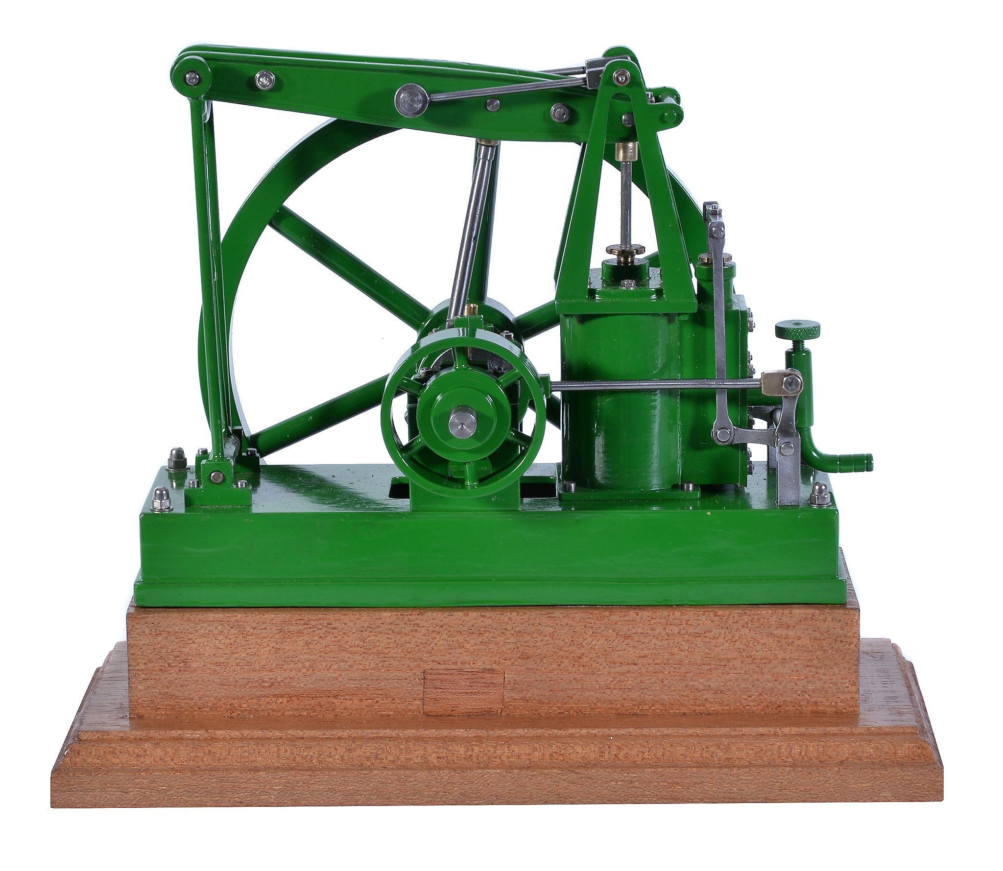 A well-engineered model of a Grasshopper beam engine, built by Mr D. Russell of Fraserburgh from - Image 2 of 3