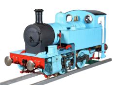 A well-engineered 7 Â¼ inch gauge model of a 0-4-0 Tank Locomotive Hercules , built by Mr G Hooper