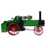 An approximately Â¾ inch scale model of a Case American traction engine, built by Mr D. Russell of