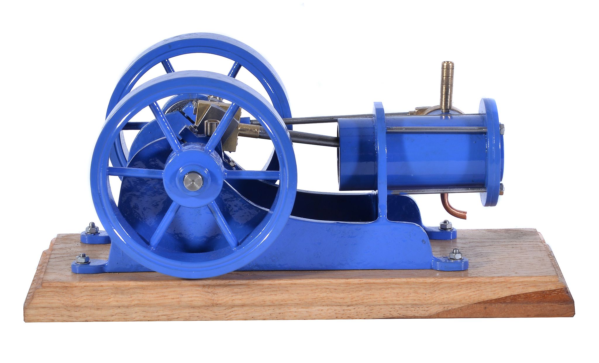 A well-engineered freelance model of a single acting horizontal live steam mill engine, built by Mr - Image 2 of 2