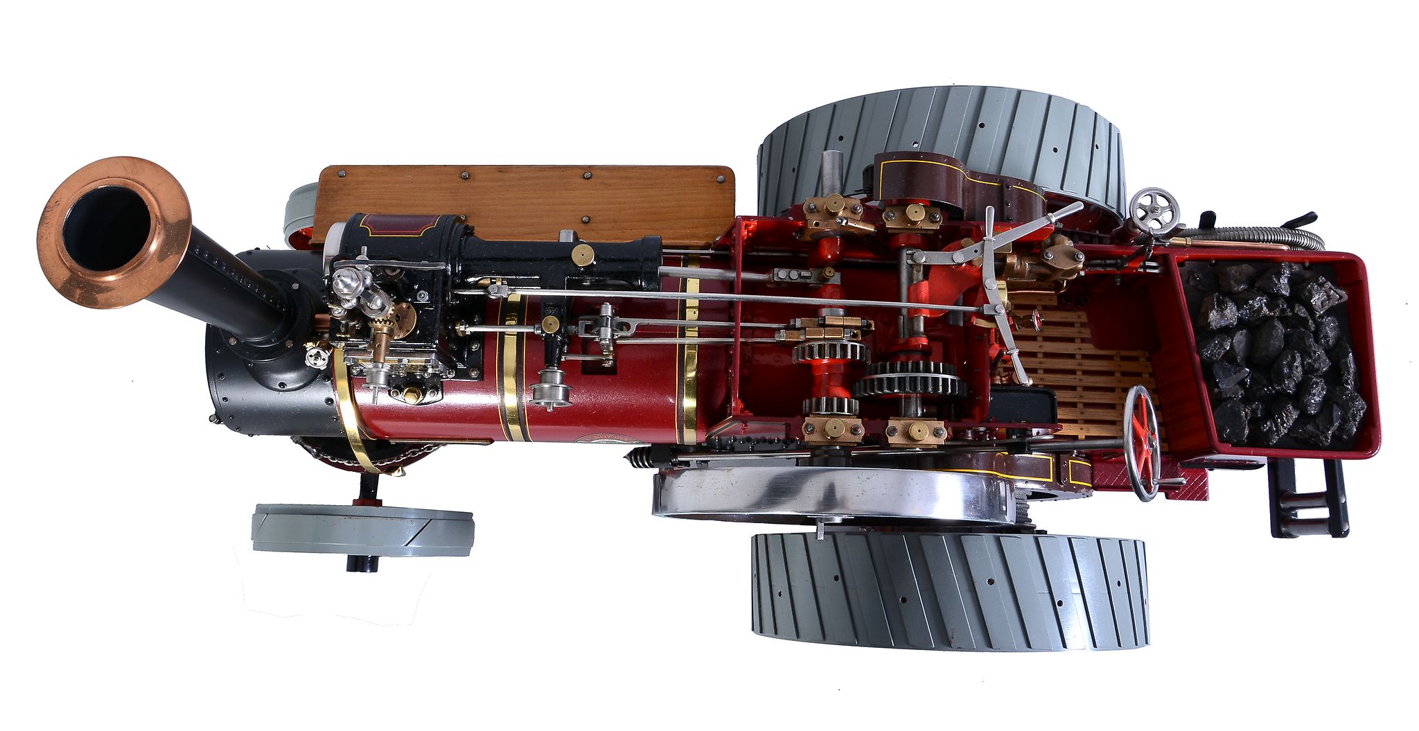 A well-engineered 1 Â½ inch scale model of a 'Royal Chester' Allchin Traction engine, built by the - Image 5 of 6