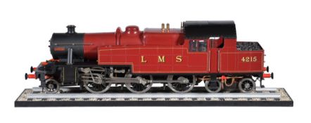 A fine exhibition quality live steam model of a 3 Â½ inch gauge 2-6-4 Class 4P London Midland and
