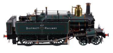 A rare and fine exhibition quality 5 inch gauge model of a 4-4-0 Metropolitan Locomotive No.27, the