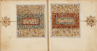A Maghribi Half-Qur'an, in Arabic, illuminated manuscript on paper [probably Morocco, North