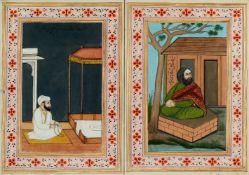 Illuminated album of Holy Men and Sufi Masters, on polished paper [North India, perhaps Kashmir,