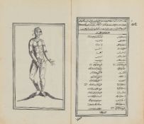 A Qajar Anatomical Treatise, dedicated to Nasir al-Din Shah, lithographed in Farsi and Arabic [