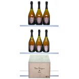 1996 Champagne Dom Perignon Rose6x75cl - OWC