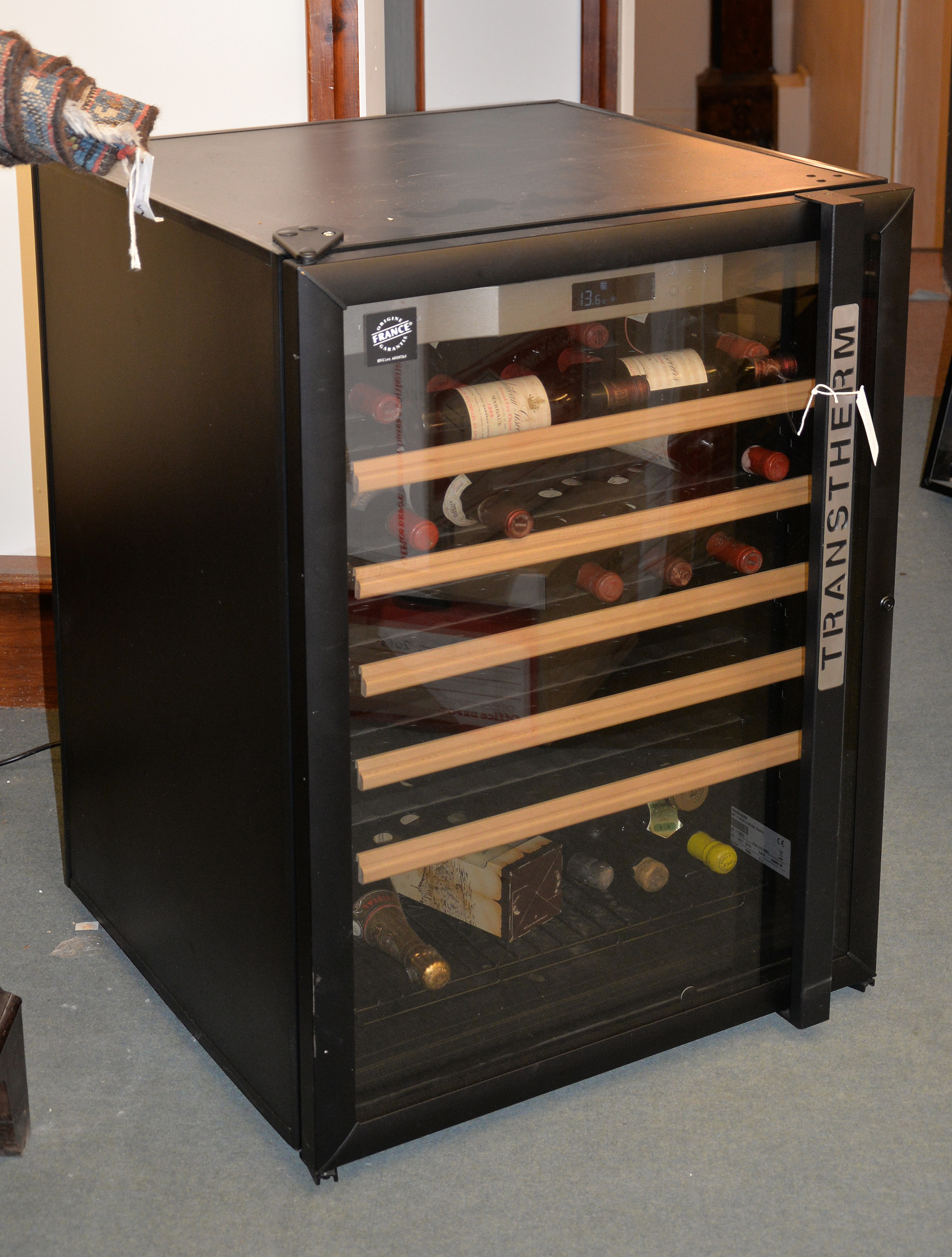 Transtherm Cave Gamme Prestige Wine Storage Unit in Matt BlackMaximum bottle capacity 92Storage and - Image 2 of 2