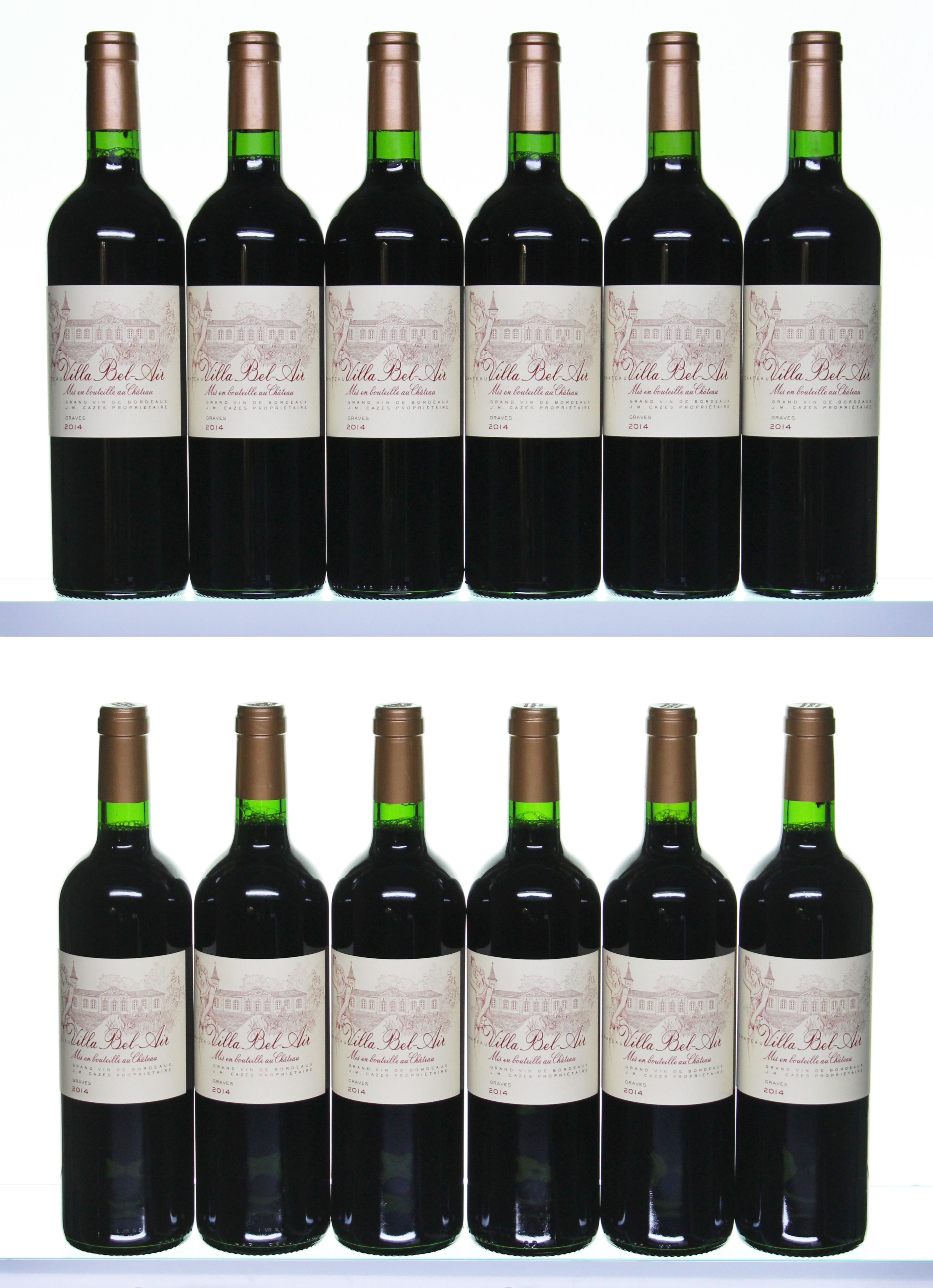 2014 Chateau Villa Bel-Air RougeGraves12x75cl OCCIN BOND