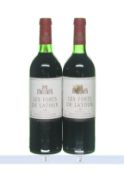 1982 Forts de Latour (2nd Wine of Chateau Latour)Pauillac1 bt has a small stain on the Label 2x75cl