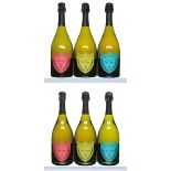 2002 Champagne Dom Perignon (Andy Warhol Label)In original gift boxes 6x75cl OCC