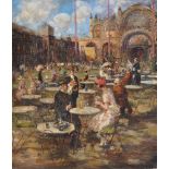 λ Vincenzo Irolli (Italian 1860-1949) Piazza San Marco, Venice