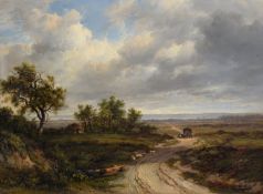 Patrick Nasmyth (Scottish 1787 - 1831)The road over the common.