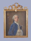 Circle of Jean-Baptiste Perronneau (French 1715-1783) Portrait of Rene Richeteau,