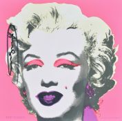 Andy Warhol (American 1928-1987) Marilyn (Castelli Gallery Invitation) Screenprint in colours, 1981,