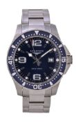 Longines, Hydro Conquest, ref. L3.640.4, a stainless steel bracelet wristwatch, no. 40200708,