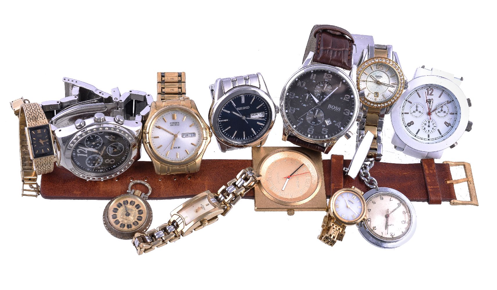 A collection of assorted watches, to include examples by Accurist, Casio, Citizen, Sekonda and