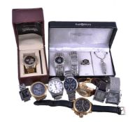 A collection of assorted watches, to include examples by Aquamaster, Ben Sherman, Limit,