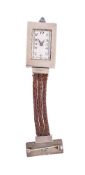 Didisheim, a Swiss silver fob watch, no. 21522, manual wind movement, 15 jewels, silvered dial,