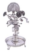 A Portuguese silver toothpick holder, maker's mark LMP (unidentified), Oporto circa 1853, modelled