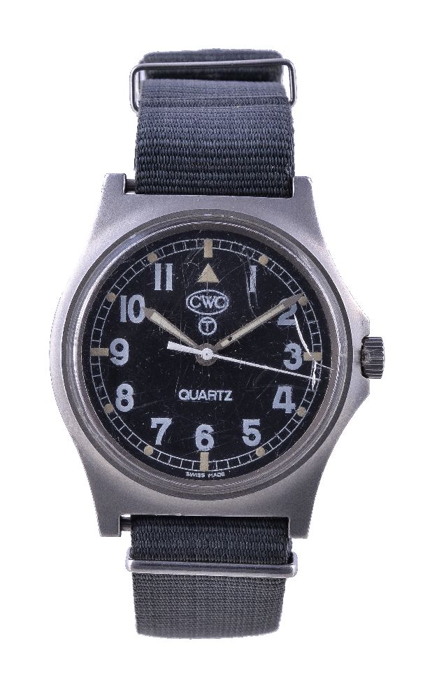 CWC, ref. W10/6645-99, a stainless steel military wristwatch, no. 5415317 5391/98, Swiss quartz