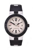 Bulgari, Diagono, ref. AL 38 A, an aluminium wristwatch, no. L4502, circa 2010, automatic