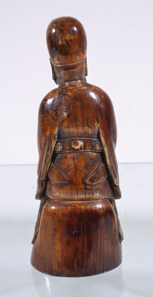 Y A Chinese ivory figure of an seated Official - Image 2 of 3