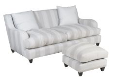 A Sofa Workshop sofa, of recent manufacture, 'Comfy Joe' pattern, 195cm wide, 90cm deep and a