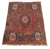 A small Quashqai carpet, approximately 257 x 164cm