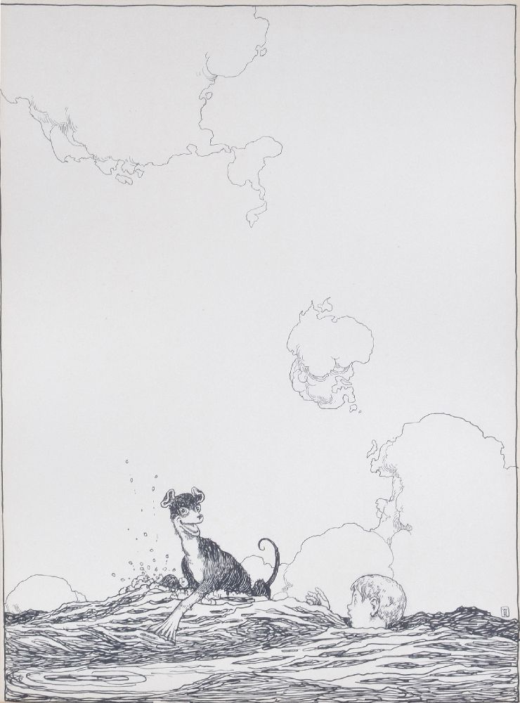 William Heath Robinson (British 1872 - 1944) And Turned Into A Waterdog Ink with traces of pencil on - Image 2 of 3