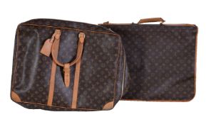 Louis Vuitton, Monogram, Sirius 55, a coated canvas and leather soft suitcase, circa April 2007,