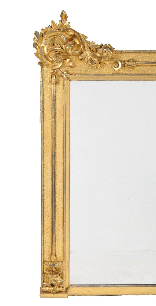 A William IV carved giltwood wall mirror, circa 1835, the rectangular plate within a mottled frame - Image 3 of 4