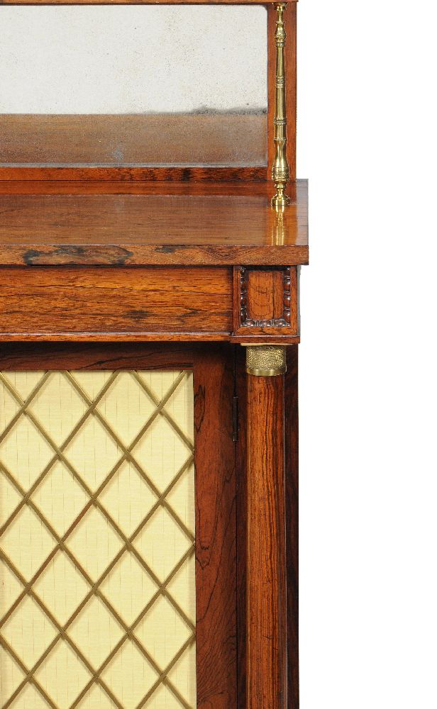 ϒ A George IV rosewood side cabinet, circa 1825, in the manner of Gillows - Image 3 of 3