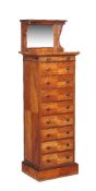 ϒ A Victorian kingwood and tulipwood chest of drawers, by GILLOW & CO, circa 1870
