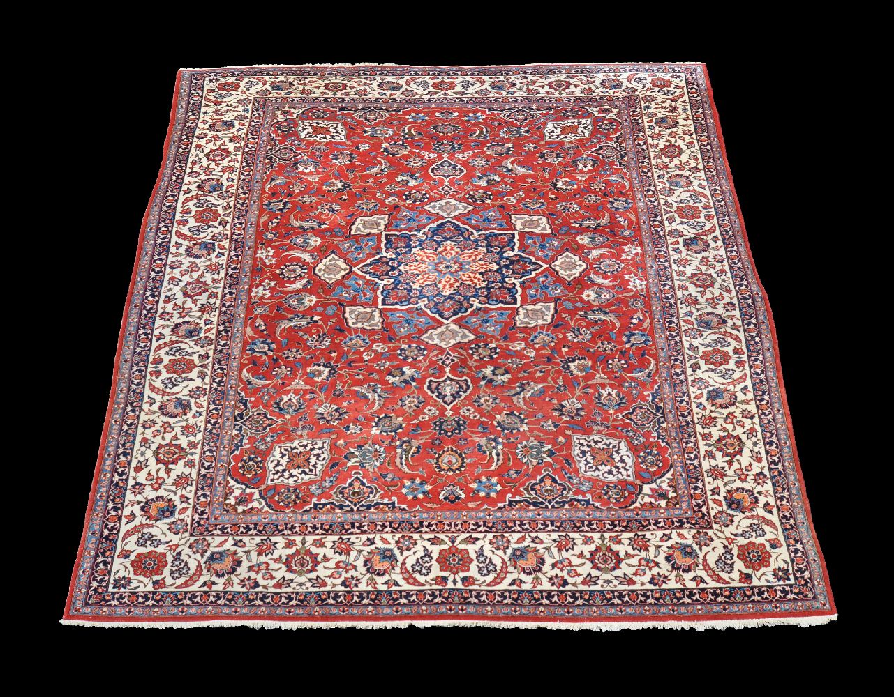 An Isfahan carpet, approximately 420 x 271cm
